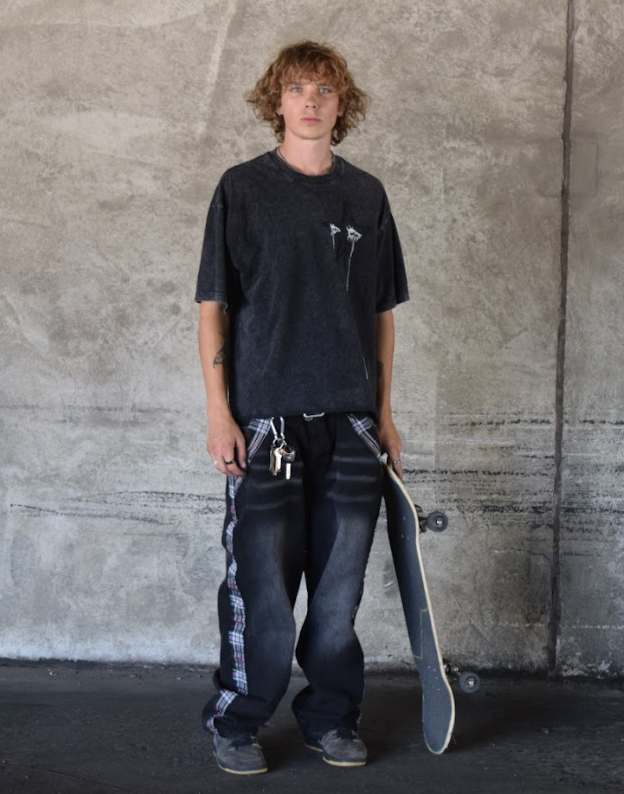 Plaid Jeans
