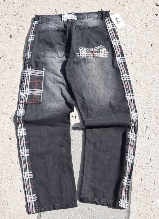 Plaid Jeans