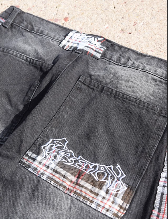 Plaid Jeans