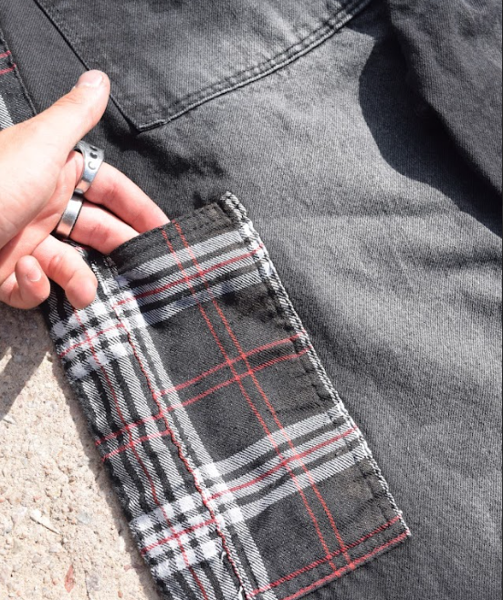Plaid Jeans