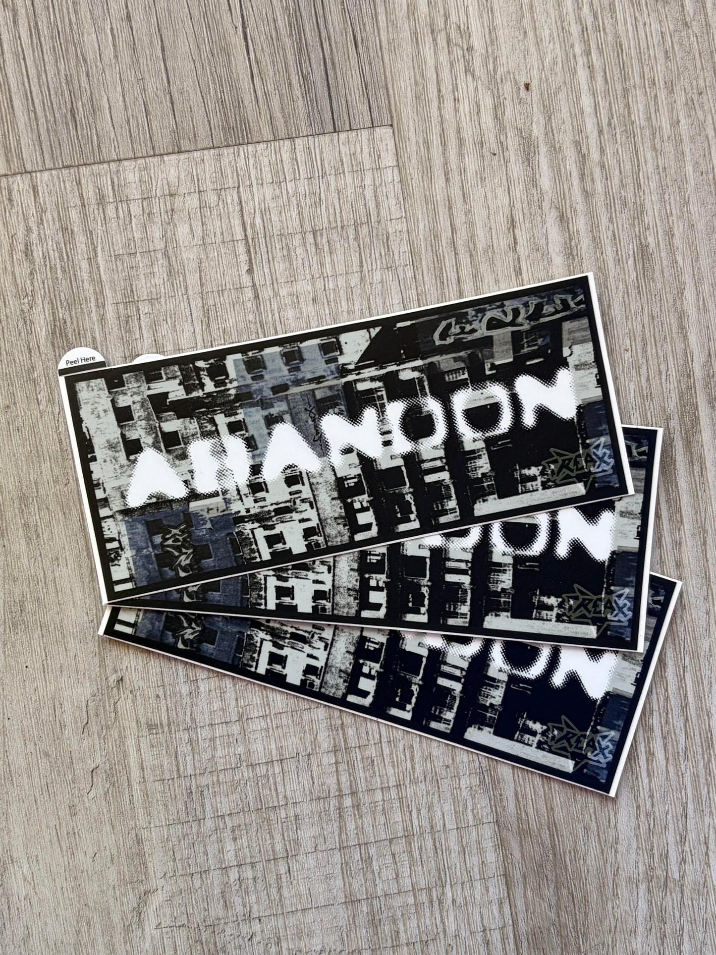 Abandon Sticker